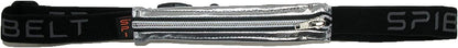Runner's Waist Pack - Athlete Belt Pouch Holds Small Personal Items - Silver Metallic By Spibelt