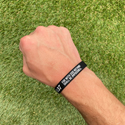 Luke 1:37 Wristband - Triathlete Store