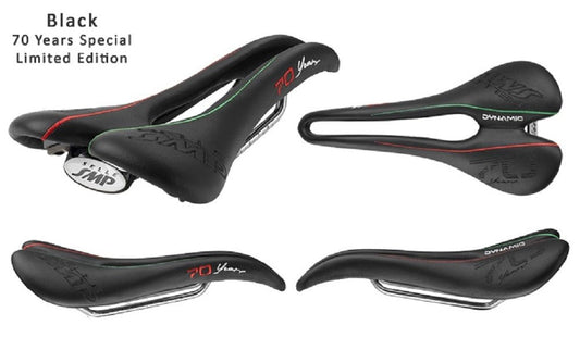Selle SMP Dynamic Saddle with Steel Rails (70th Anniversary Black)