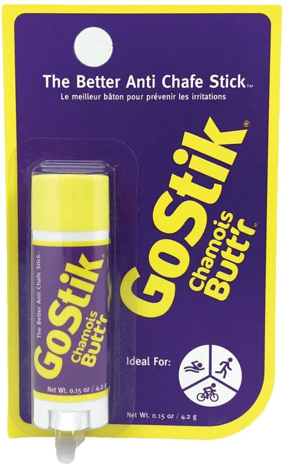 Chamois Butt'r Solid Travel Size GoStik, 0.15 oz, Black, (GS0.15CARD)