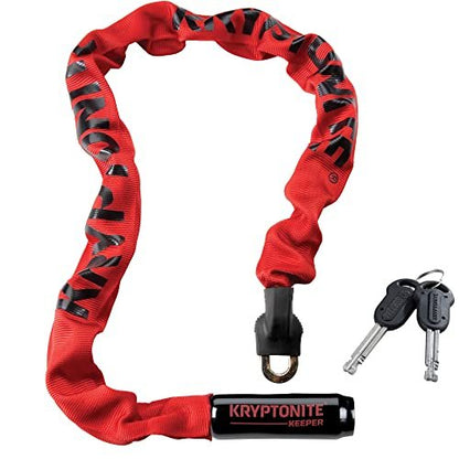 KRYPTONITE KEEPER 785 INTEGRATED CHAIN - Red