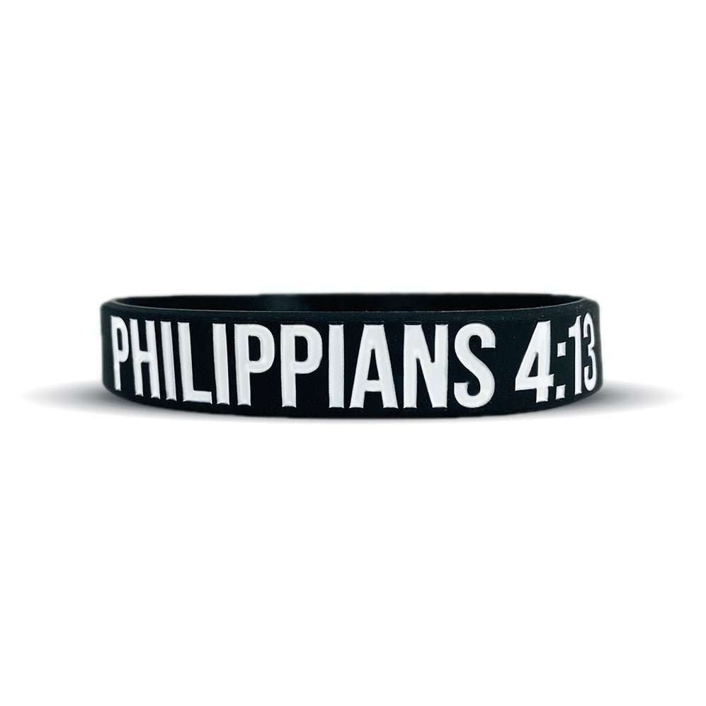 PHILIPPIANS 4:13 VERSE Wristband - Triathlete Store