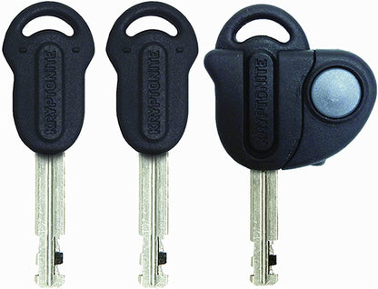 Kryptonite New York Cinch Ring Security Chain (12mm x 130cm) withEVS4 Disc 14mm Shackle