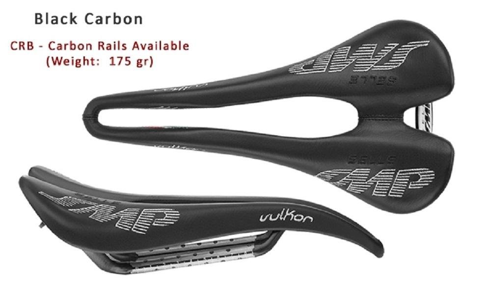 Selle SMP Vulkor Saddle with Carbon Rails (Black)
