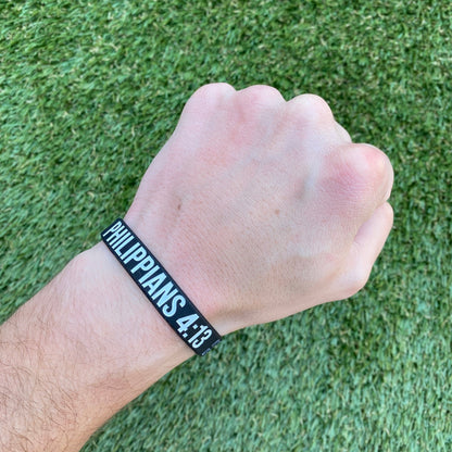 PHILIPPIANS 4:13 VERSE Wristband - Triathlete Store
