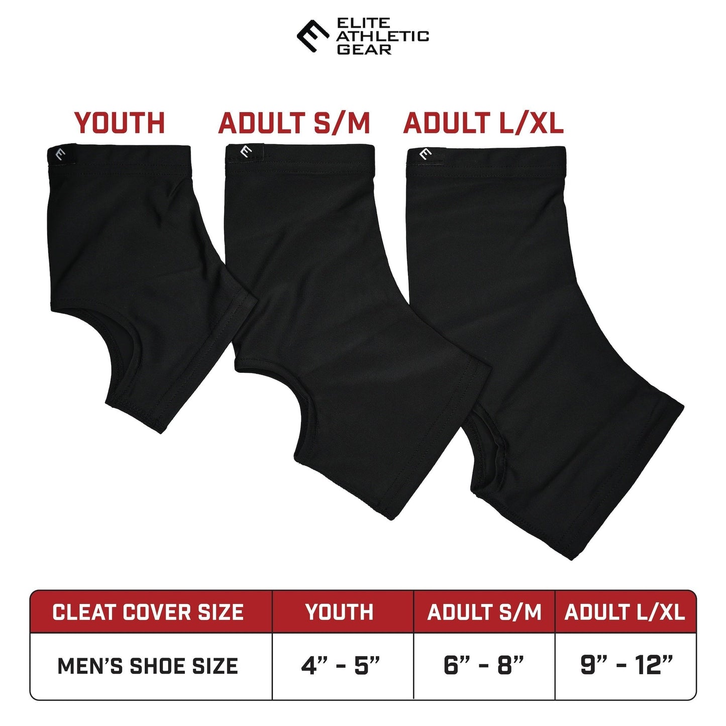 Faith Cross Black Cleat Covers (Spats)