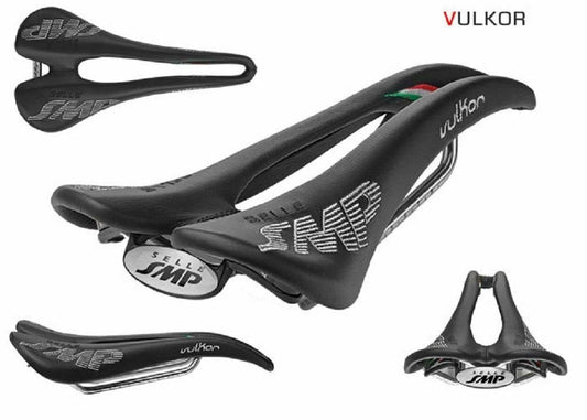 Selle SMP Vulkor Saddle with Carbon Rails (Black)