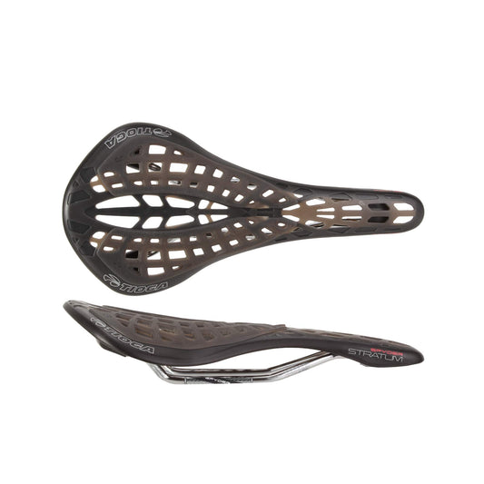 Tioga Spyder Stratum Saddle Titanium Rail Black