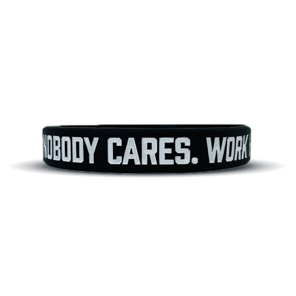 NOBODY CARES. WORK HARDER. Wristband - Triathlete Store