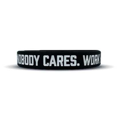 NOBODY CARES. WORK HARDER. Wristband - Triathlete Store
