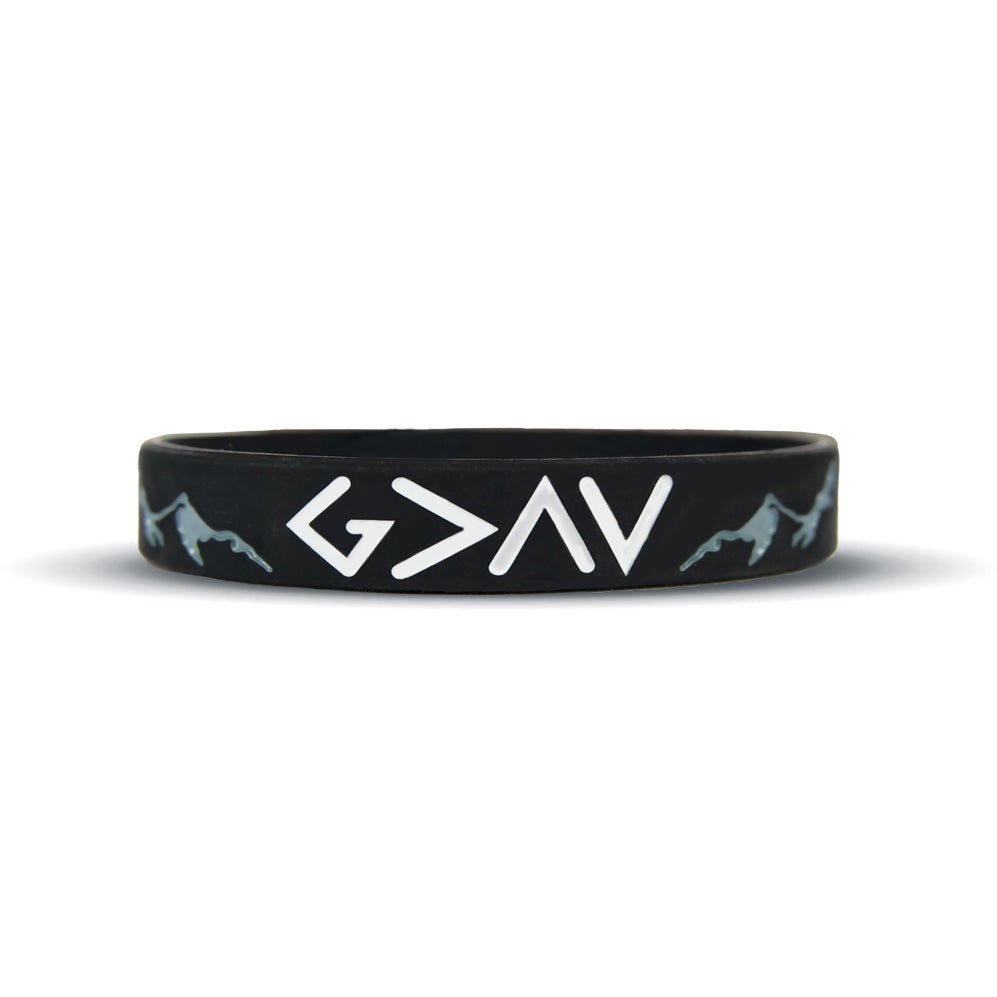 God Is Greater Than The Highs and Lows Wristband - Triathlete Store