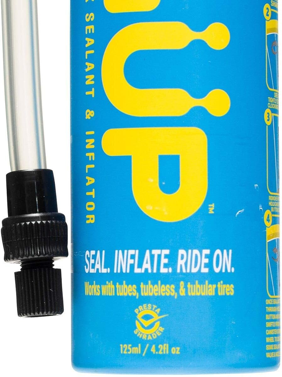 GUP (GÜP Kwiki) Quick Fix Tire Sealant and Inflator (Hose Top Adapter Schrader/Presta)