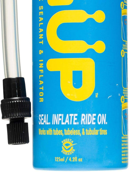 GUP (GÜP Kwiki) Quick Fix Tire Sealant and Inflator (Hose Top Adapter Schrader/Presta)