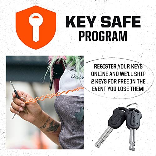 KRYPTONITE KEEPER 785 INTEGRATED CHAIN - Red