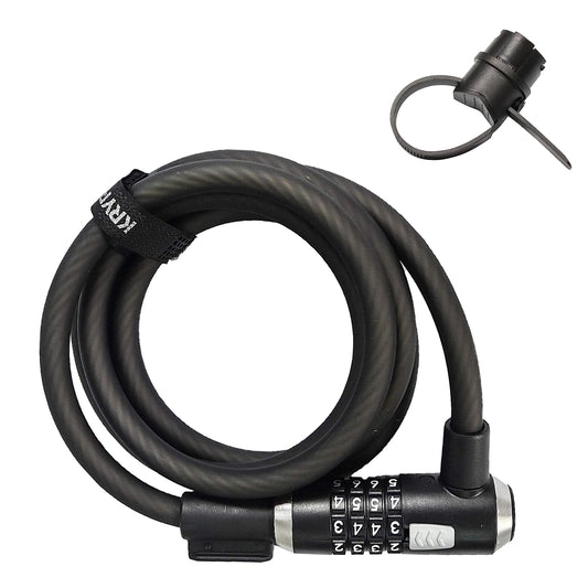 Kryptonite KryptoFlex 1218 Combination Cable Lock 6' Length x 12mm Diameter