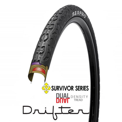 Serfas CTRB Survivor Drifter S Bicycle Tire - Size: 26 x 2.0