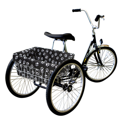 CRUISER CANDY Trike Basket Liner (Extra Large) I LOVE MY BIKE