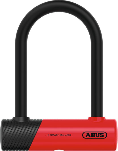 ABUS U-Lock Ultimate 420K with Lock Holder USH - Robust Bicycle Lock with Practical Holder for Transport - Bicycle Accessories - Variant 150HB140