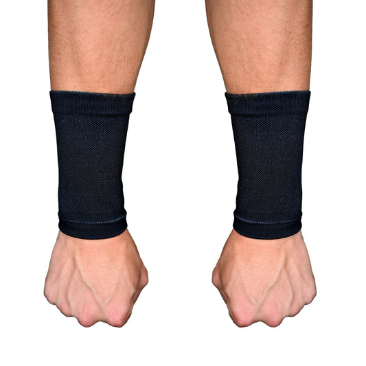 Black Wrist Support Sleeves