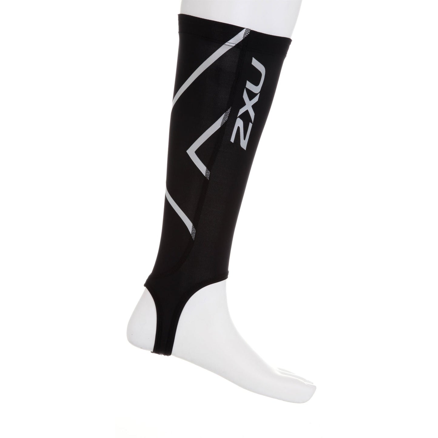 2XU Compression Calf Guard w/ Stirrups (Black) Small