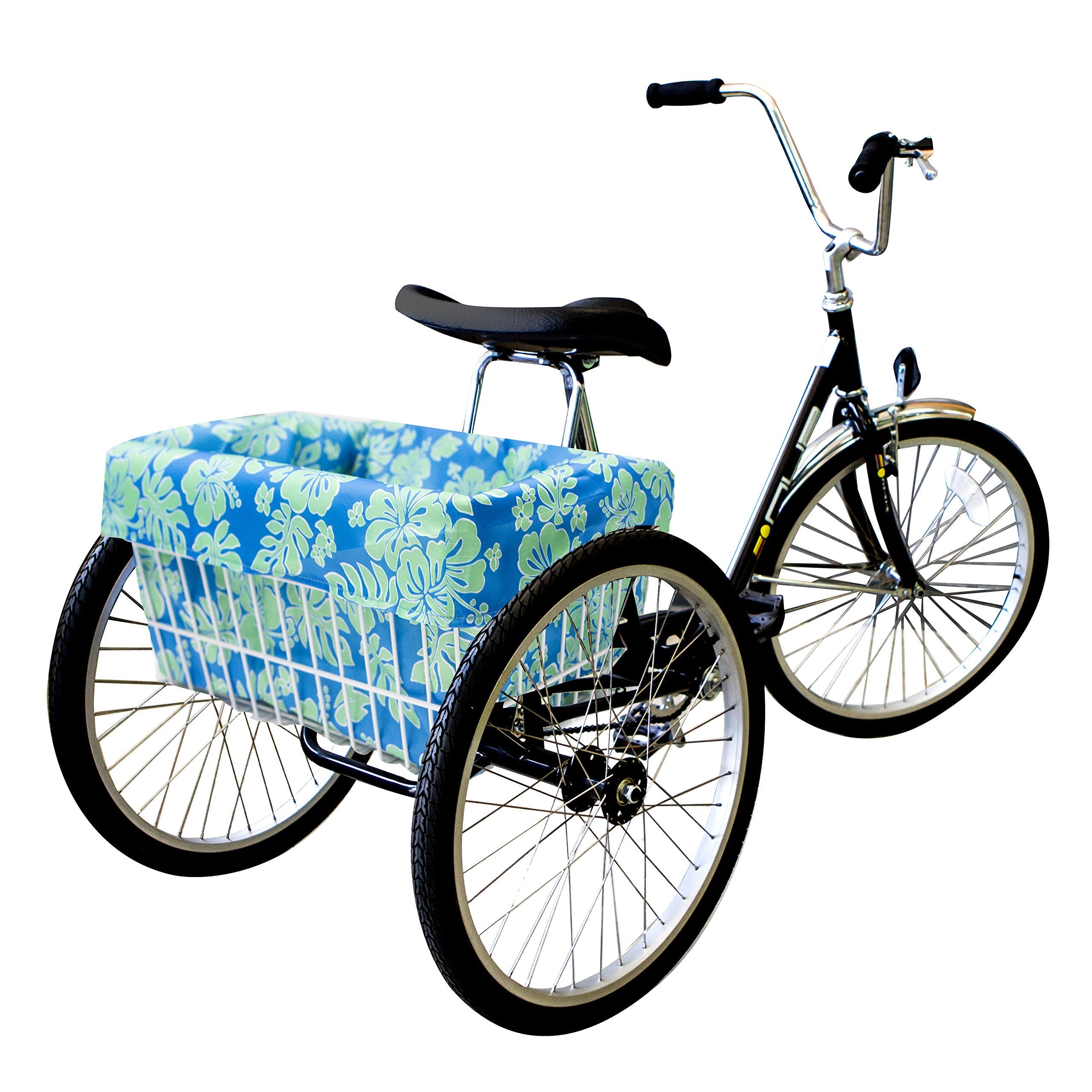 CRUISER CANDY Trike Basket Liner Extra Large PINEAPPLE Triathlete Store