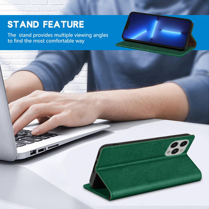 ZZXX for iPhone 13 Wallet Case with [RFID Blocking] Card Slot Stand Strong Magnetic Leather Flip Fold Protective Phone Case for iPhone 13 Case Wallet