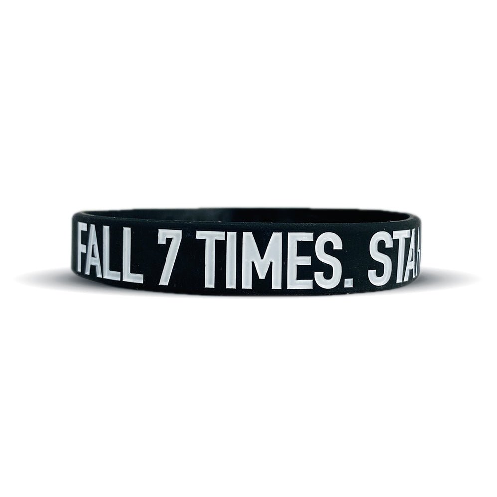 FALL 7 TIMES. STAND UP 8. Wristband - Triathlete Store