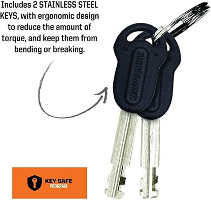 KRYPTONITE KEEPER 785 INTEGRATED CHAIN - Red