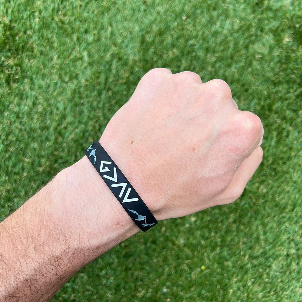 God Is Greater Than The Highs and Lows Wristband - Triathlete Store