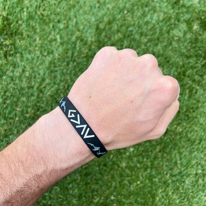 God Is Greater Than The Highs and Lows Wristband - Triathlete Store