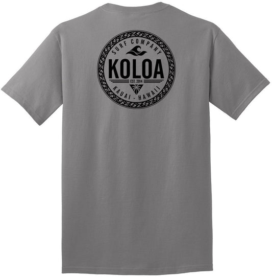 Koloa Wave and Palm Tree Heavyweight T-Shirt