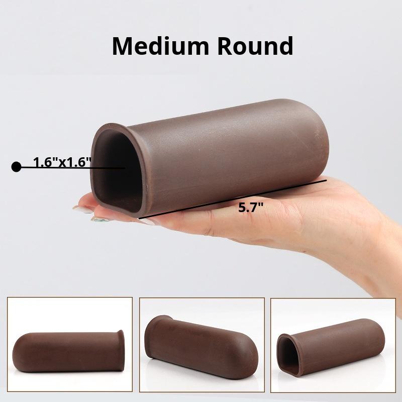 Terracotta Rounded Tunnel Caves