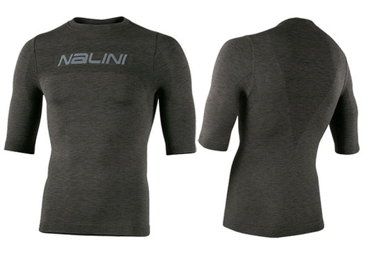 Nalini Melange Men's Short Sleeve Baselayer (Olive Green Melange) S/M, L/XL, 2XL
