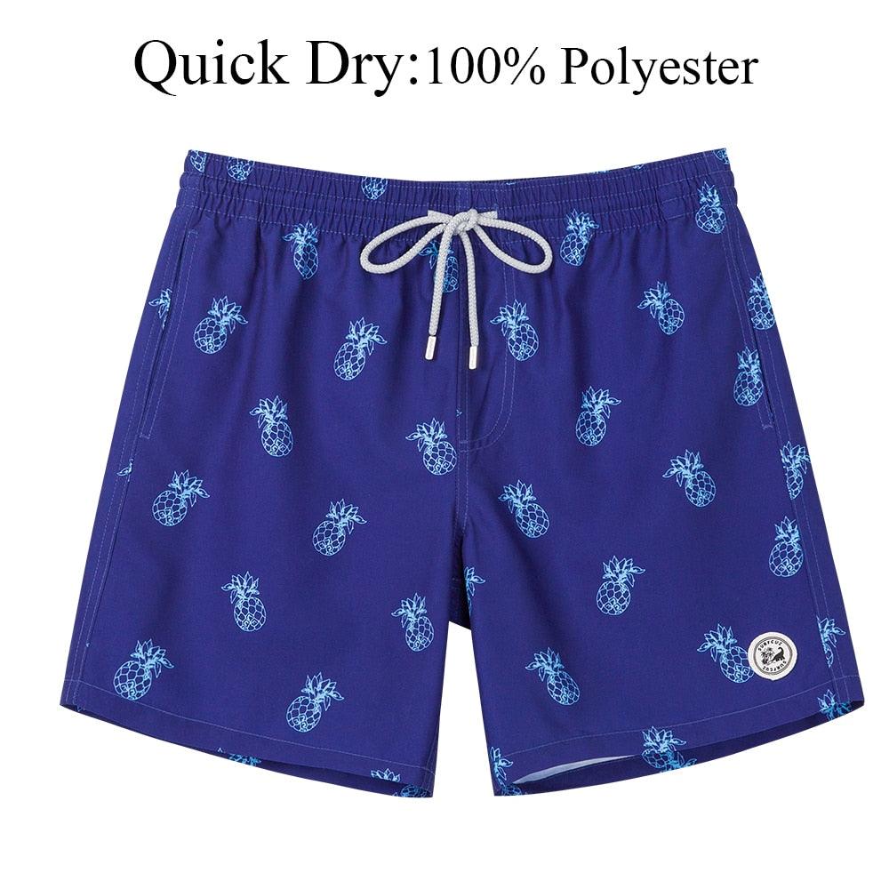 Men's Beach Shorts Boardshorts with Mesh Lining Men's Swimwear Beachwear Quick Dry Swim Shorts Swimming Trunks for Men Men's Beach Trunks Men's Beach Shorts Surfing Boardshorts with Mesh Lining Swimwear Outdoor Surfing Pants