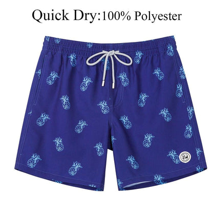 Men's Beach Shorts Boardshorts with Mesh Lining Men's Swimwear Beachwear Quick Dry Swim Shorts Swimming Trunks for Men Men's Beach Trunks Men's Beach Shorts Surfing Boardshorts with Mesh Lining Swimwear Outdoor Surfing Pants