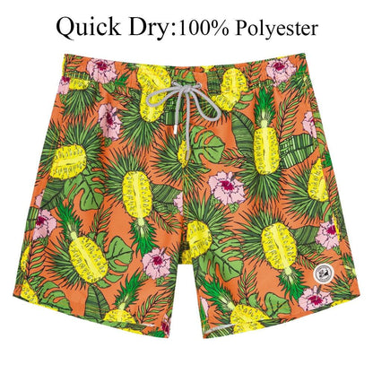 Men's Beach Shorts Boardshorts with Mesh Lining Men's Swimwear Beachwear Quick Dry Swim Shorts Swimming Trunks for Men Men's Beach Trunks Men's Beach Shorts Surfing Boardshorts with Mesh Lining Swimwear Outdoor Surfing Pants