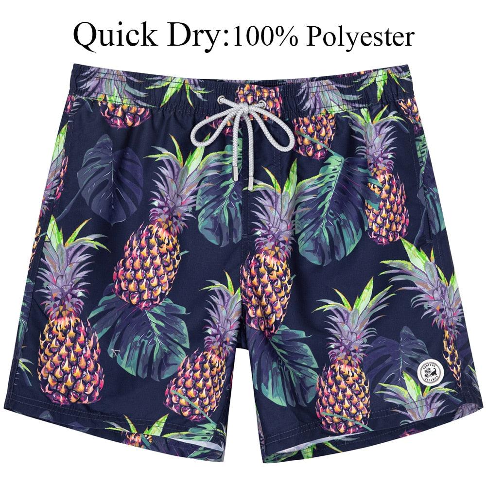 Men's Beach Shorts Boardshorts with Mesh Lining Men's Swimwear Beachwear Quick Dry Swim Shorts Swimming Trunks for Men Men's Beach Trunks Men's Beach Shorts Surfing Boardshorts with Mesh Lining Swimwear Outdoor Surfing Pants