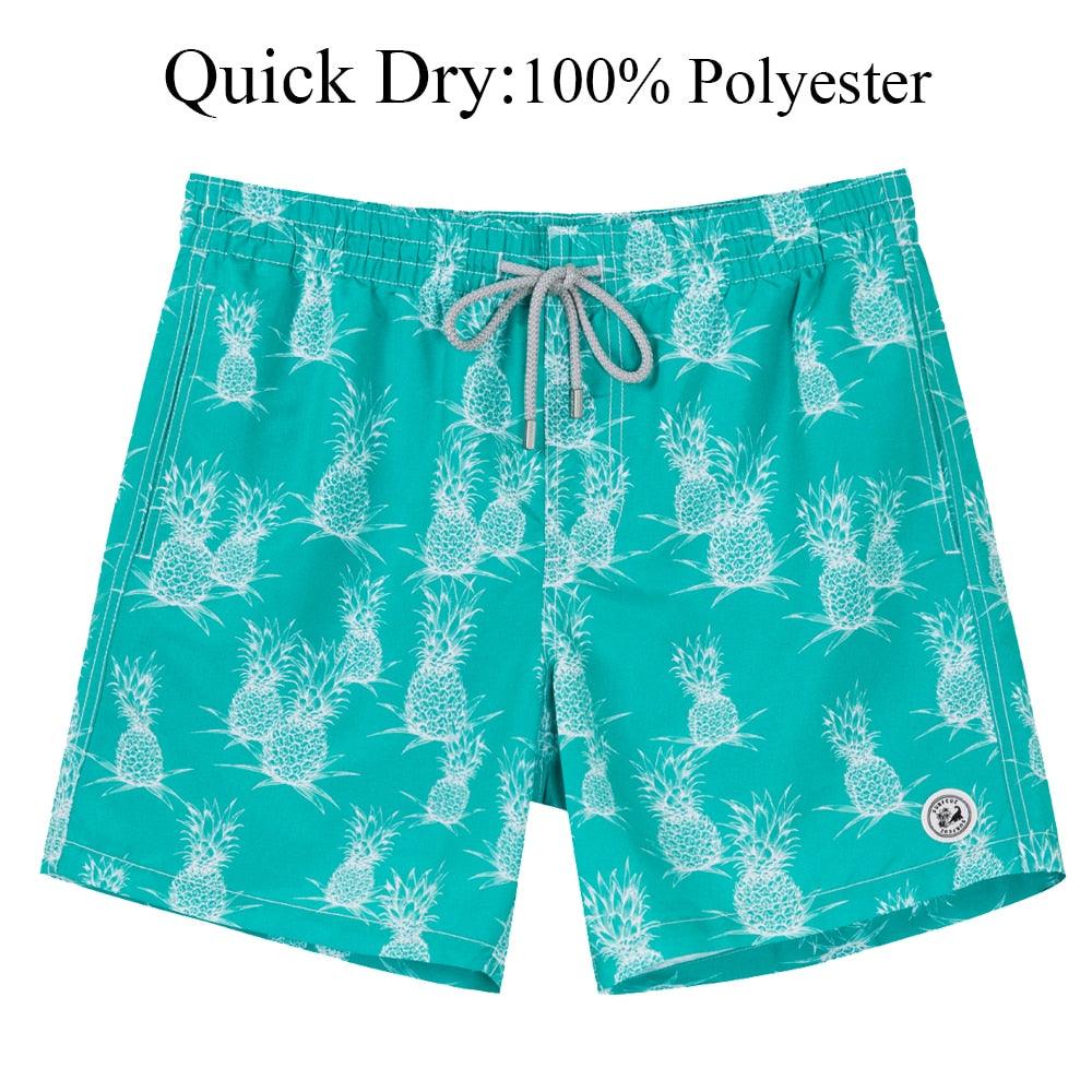 Men's Beach Shorts Boardshorts with Mesh Lining Men's Swimwear Beachwear Quick Dry Swim Shorts Swimming Trunks for Men Men's Beach Trunks Men's Beach Shorts Surfing Boardshorts with Mesh Lining Swimwear Outdoor Surfing Pants