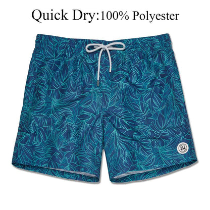 Men's Swim Shorts Quick Dry Beach Board Shorts with Mesh Lining New Summer Swimwear Surfing Swim Trunks for Men Men's Shorts Athletic Shorts Men's Spring and Summer Street Leisure Sports Drawstring Men's Short