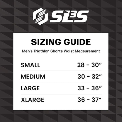 SLS3 Men's Tri Race Compression Short, Raven Black, X-Small/26-28-Inch