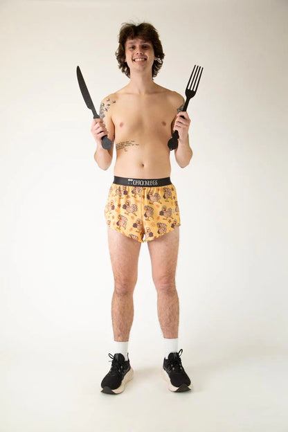 Men's Pardoned Turkeys 2" Half Split Shorts