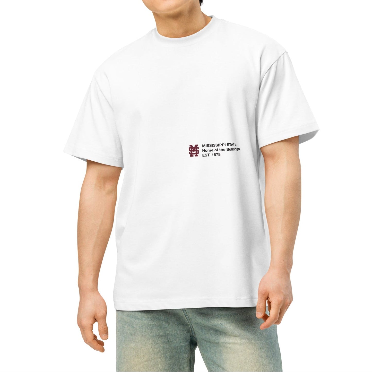 Mississippi State Essentials Oversized Tee