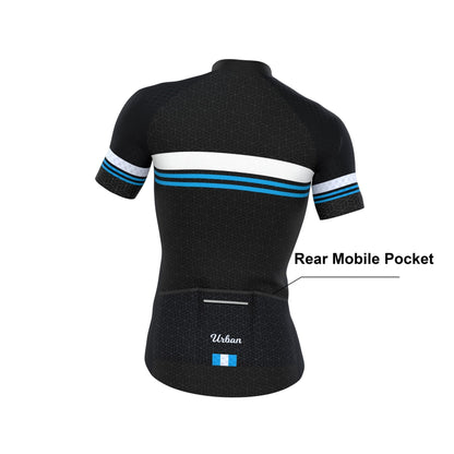 Men’s Classic Black Short Sleeve Cycling Kit — Performance Jersey & Bib Shorts