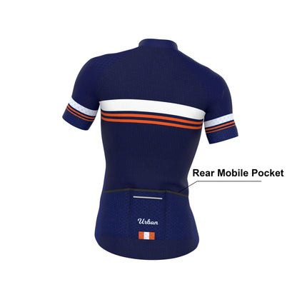 Men’s Classic Blue Cycling Kit — Performance Jersey & Bib Shorts