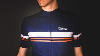 Men’s Classic Blue Cycling Kit — Performance Jersey & Bib Shorts