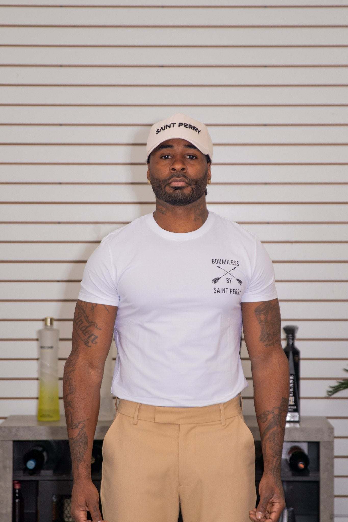 Men's Crewneck M1 White T-Shirt