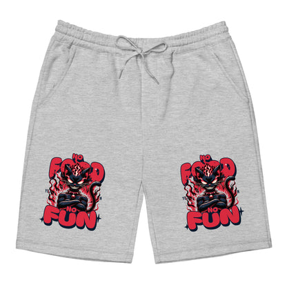 No Food No Fun Cat Shorts
