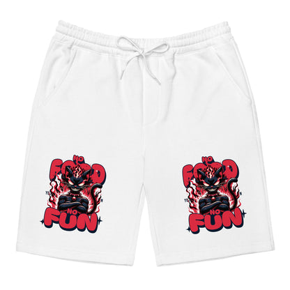 No Food No Fun Cat Shorts