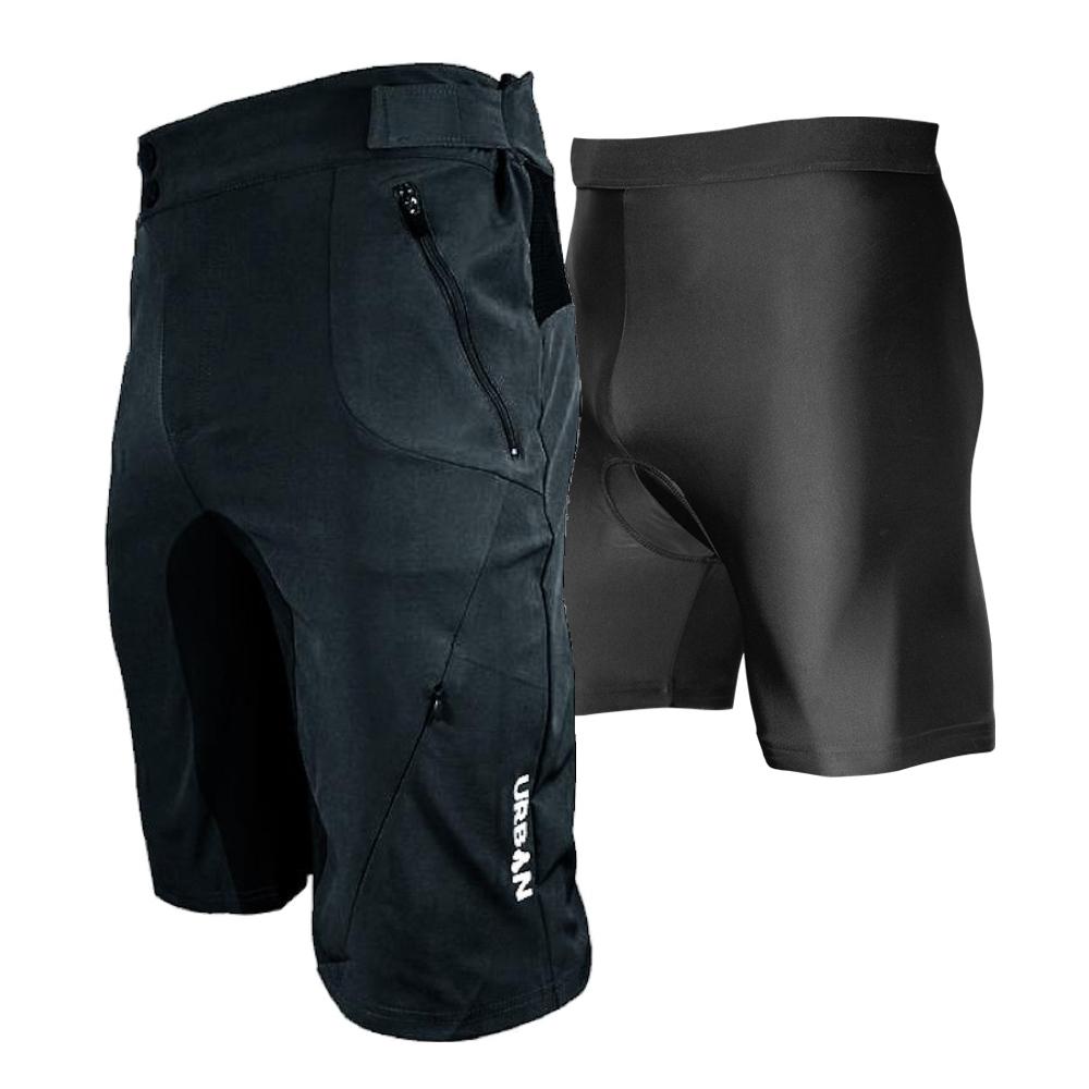 Flex MTB Trail Shorts — Soft-Shell Mountain Bike Shorts with Zip Pockets & Vents