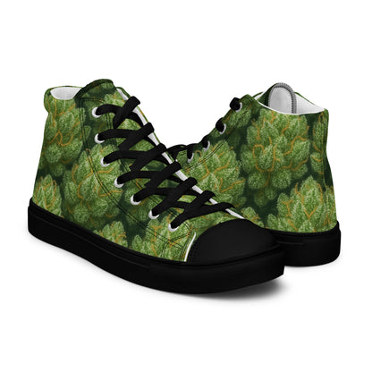 Men’s high top canvas shoes